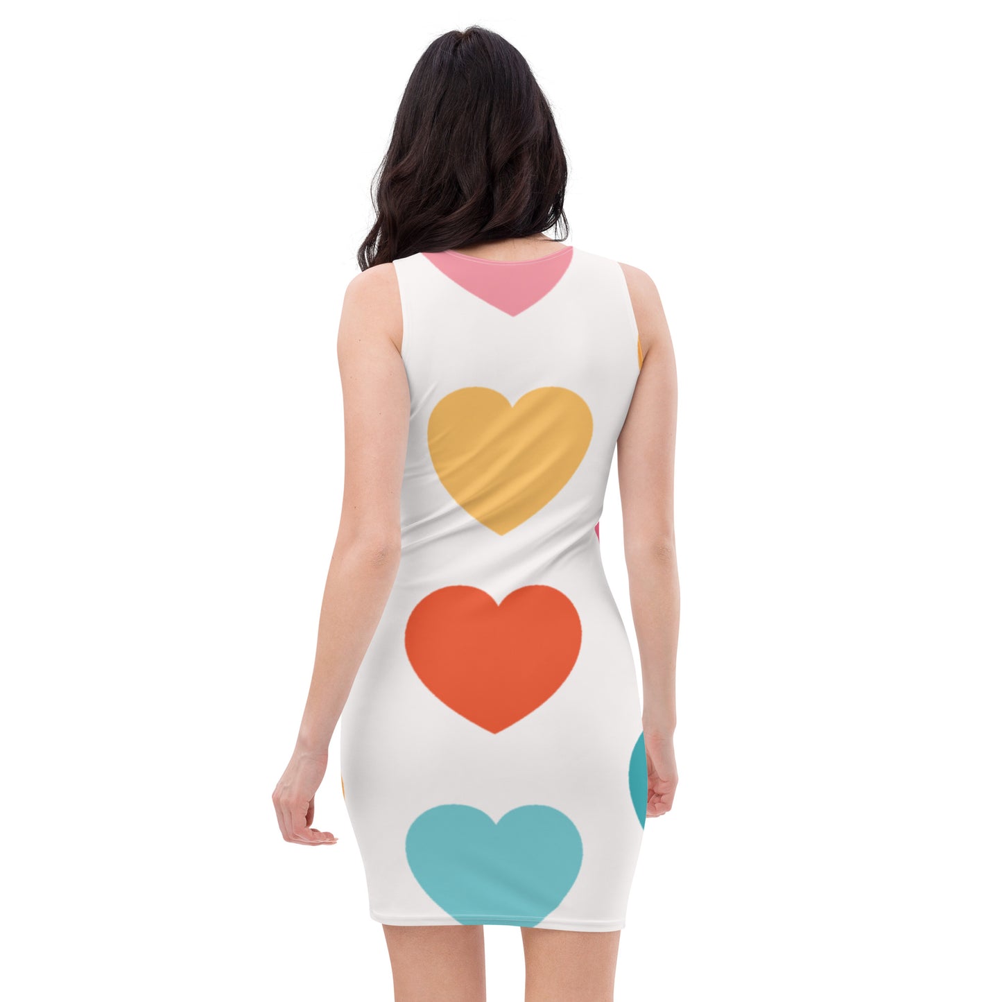 Vestido Corazones Multicolor