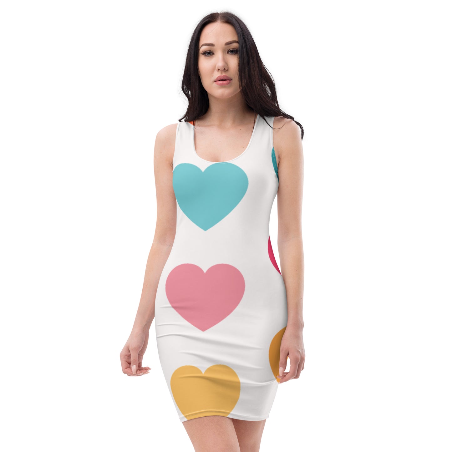 Vestido Corazones Multicolor