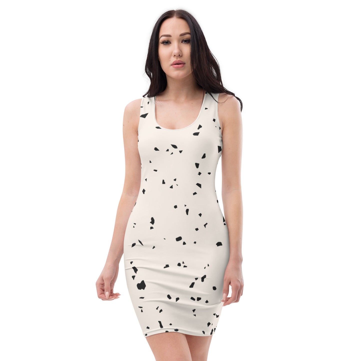 Vestido Beige Estilo Dalmata