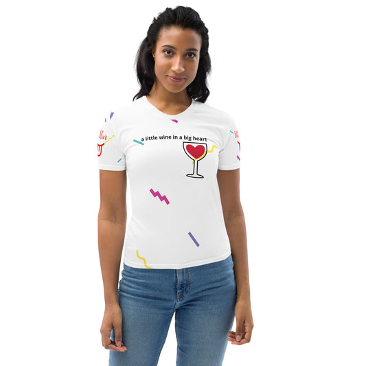 Camiseta wine & heart Ella