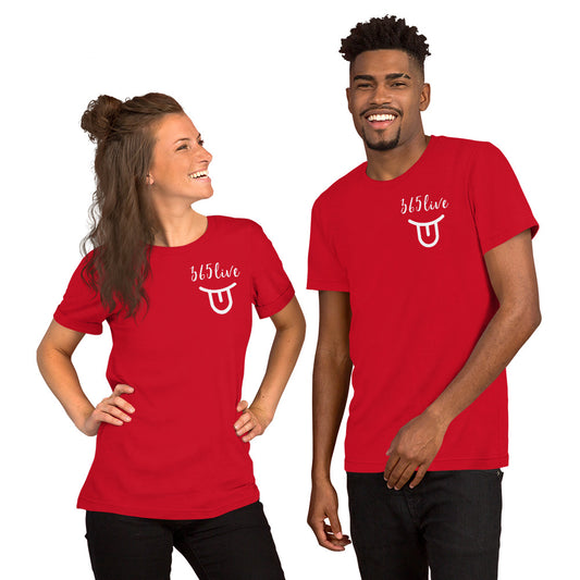 Unisex t-shirt various colors 365 live